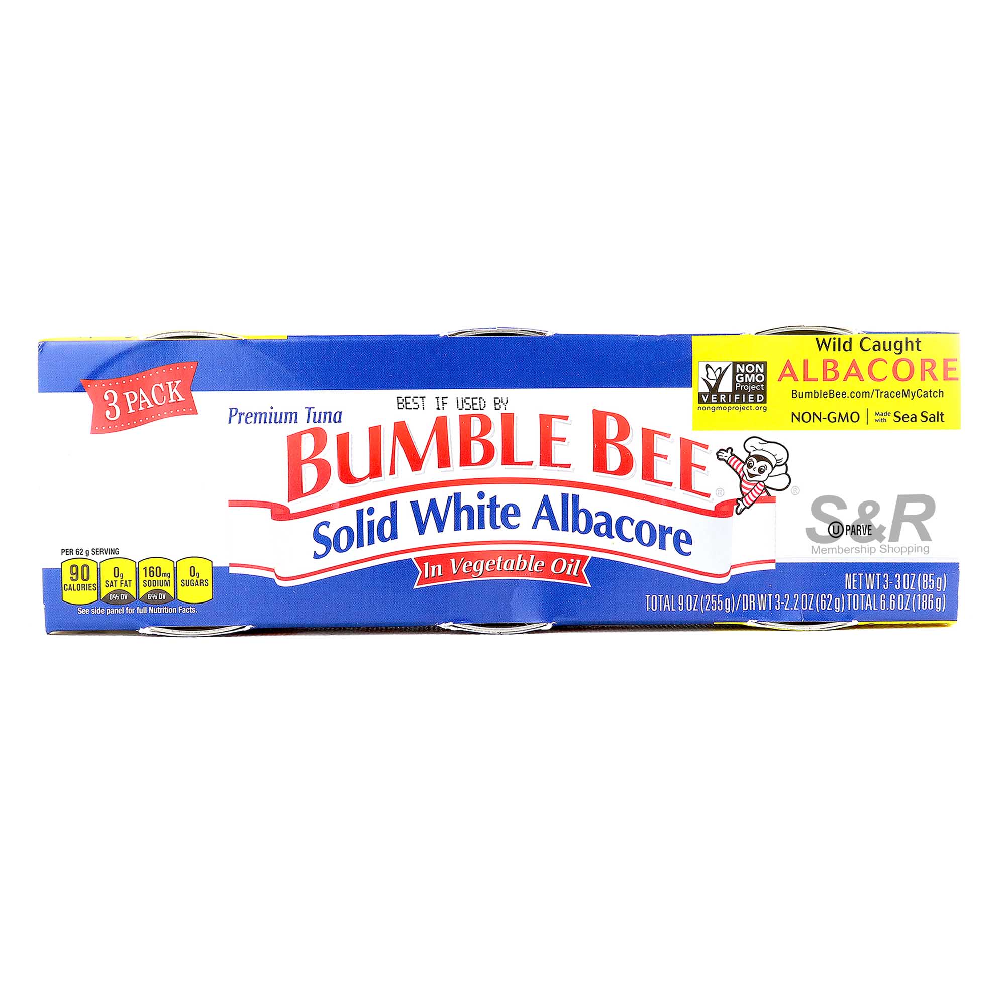 Bumble Bee Solid White Albacore Tuna in Vegetable Oil 3 cans Bumble Bee Solid White Albacore Tuna in Vegetable Oil 3 cans